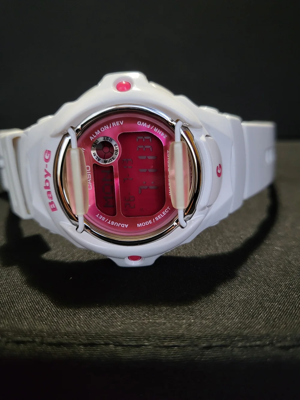 Casio Baby-G BG-169R White & Pink Digital Watch
